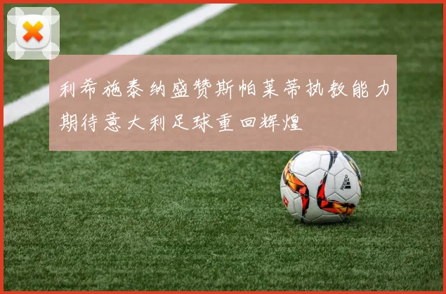 利希施泰纳盛赞斯帕莱蒂执教能力期待意大利足球重回辉煌